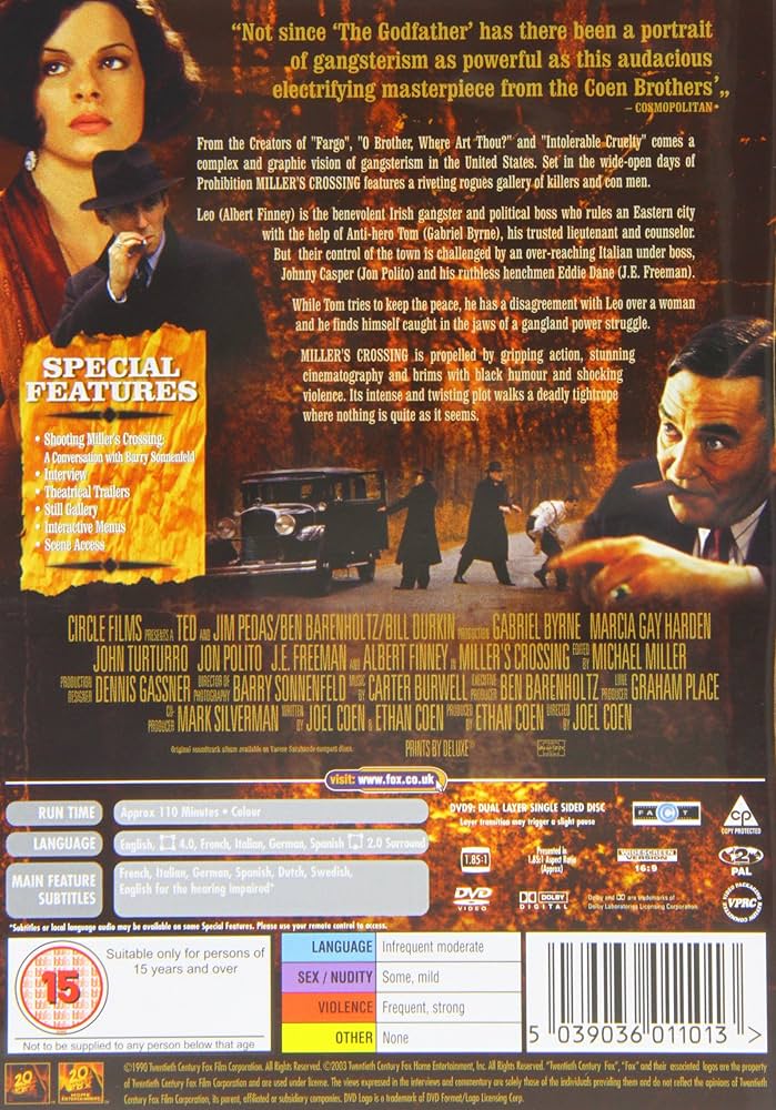 Amazon.co.jp: Miller's Crossing [DVD] : DVD